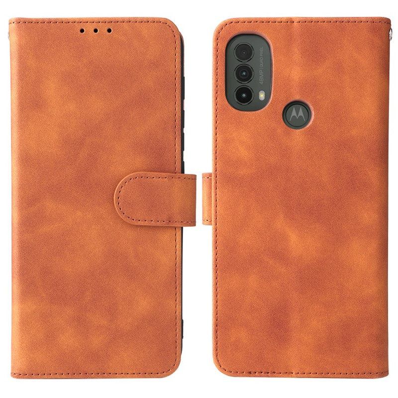 Θήκη Flip Moto E40 / E30 / E20 Skin Touch